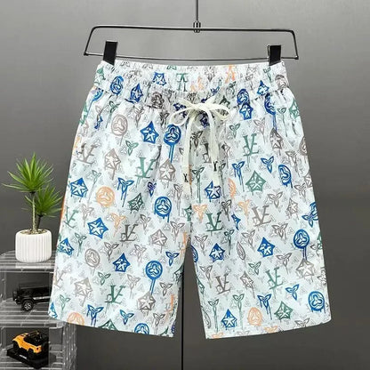 2025 Motorcycle Breathable Quick-drying Shorts American Fashion Trend Luxury Sports Shorts Comfortable Casual Street Shorts Y2K
