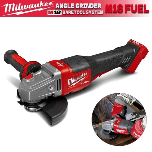 Milwaukee 100mm/125mm Braking Brushless Angle Grinder M14 Electric Cordless Polishing 3 Gears Variable Speed Cutting Power Tools