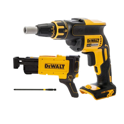 DEWALT 20V Brushless Cordless Drywall Screw Gun With Attachment Brushless 360° Rotation Nail Gun Bare Tool DCF620N+DCF6202