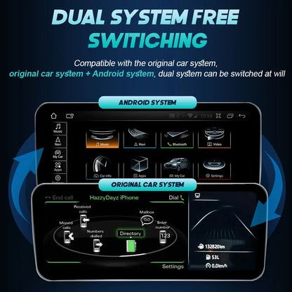 Android 14 Auto Radio Wireless Carplay Touch Screen For Audi A6 C7 A7 2012-2018 Car Multimedia Player Navigation Stereo GPS WIFI