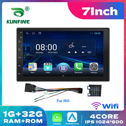 2 Din 2.5D Touch Screen 7Inch Android Car Radio Multimedia Video Player Universal Stereo Carplay For Vw Nissan Hyundai Toyoto