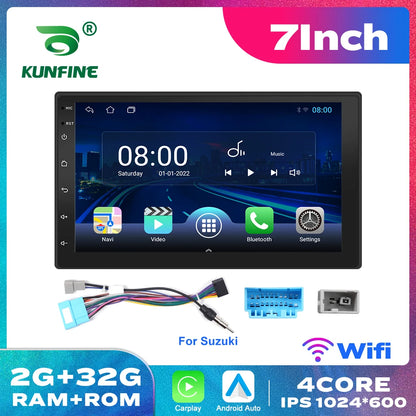 2 Din 2.5D Touch Screen 7Inch Android Car Radio Multimedia Video Player Universal Stereo Carplay For Vw Nissan Hyundai Toyoto