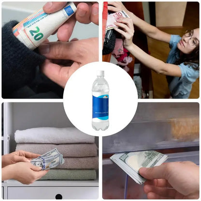 Diversion Water Bottle Stash Container Security Container Safe Box Plastic Stash Jars Seamless Design Stash Money Bottle
