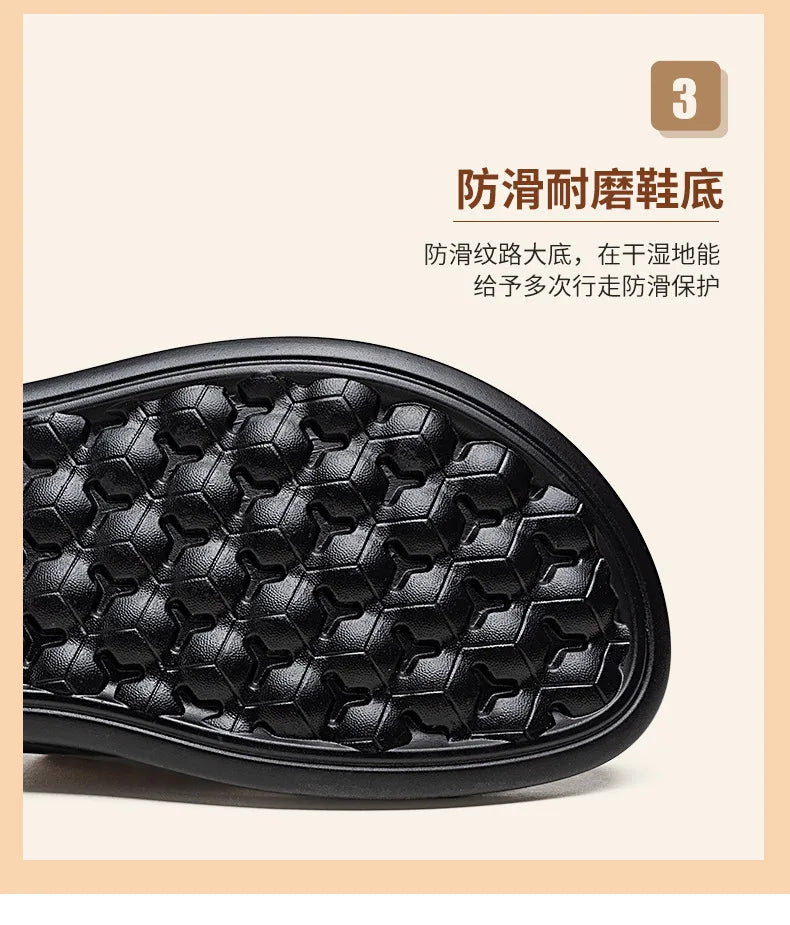 High-quality Casual Sandals for man Comfortable Man Sandal House Slippers Man Summer Shoes Mens Slipper Flip Flop Slides