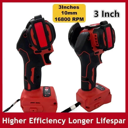 Fit Milwaukee Cordless Angle Grinder 3 Inch Polishing Machine Mini Diamond Cutting Grinding Cut OFF Tools for 18V 20V Battery