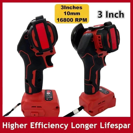 Fit Milwaukee Cordless Angle Grinder 3 Inch Polishing Machine Mini Diamond Cutting Grinding Cut OFF Tools for 18V 20V Battery