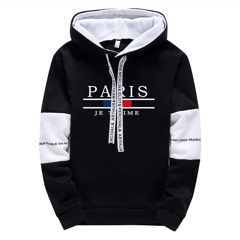 Hot Sale Men's Tracksuit Hooded Long Sleeves Casual Single Piece Sports Sweatshirts And Daily Sweatpants Comfort Outdoor Jogging