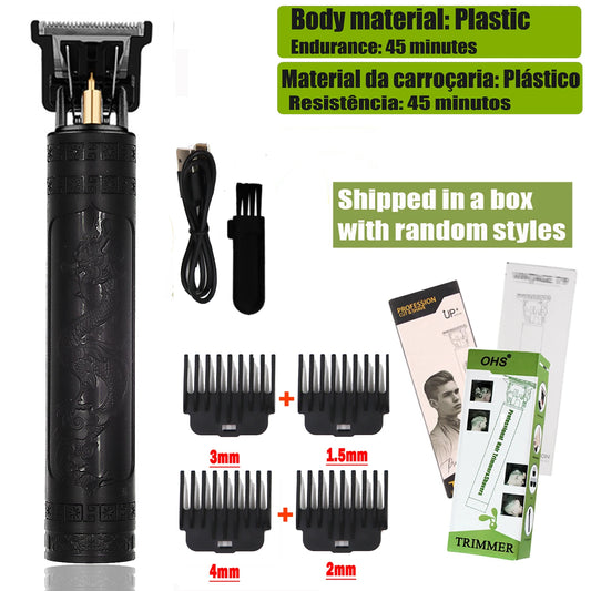 Vintage Hair Cutting Machine Cordless Trimmer portable USB Fast Charging Hair Clipper Electric Shaver Barber Professional Barber