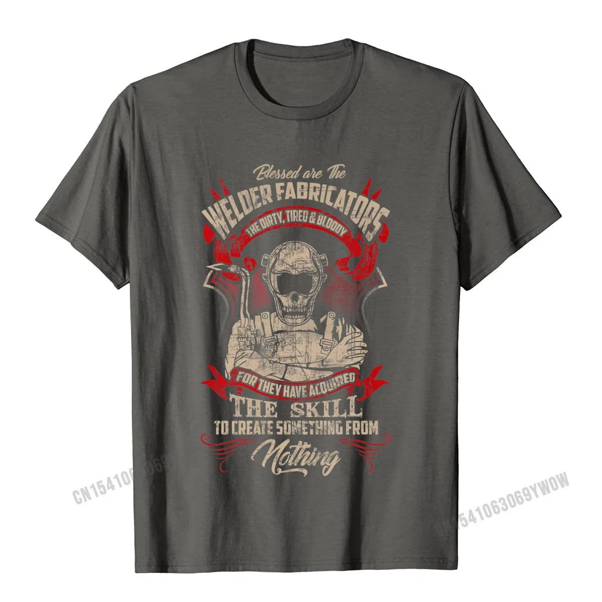 WELDER FABRICATORS Funny Welders Welding Backside Premium T-Shirt Camisas Men Normal Tshirts New Tops Shirt Cotton Men Unique