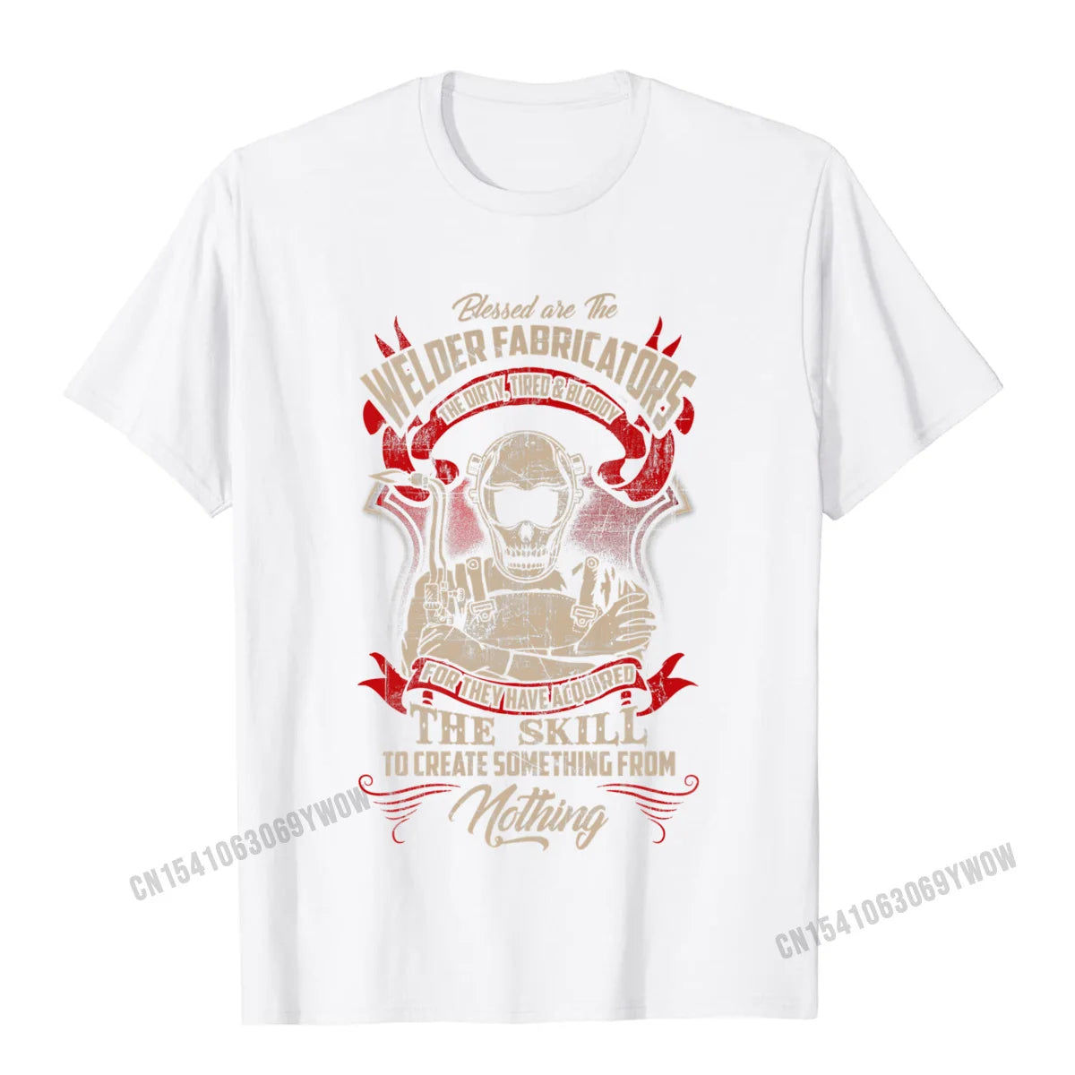 WELDER FABRICATORS Funny Welders Welding Backside Premium T-Shirt Camisas Men Normal Tshirts New Tops Shirt Cotton Men Unique