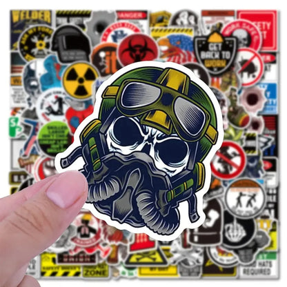 200 PCS Welding Stickers For Welding Hood & Tool Box 100% Vinyl Stickers Stickers For Adults Badass Welder Stickers Including Fl