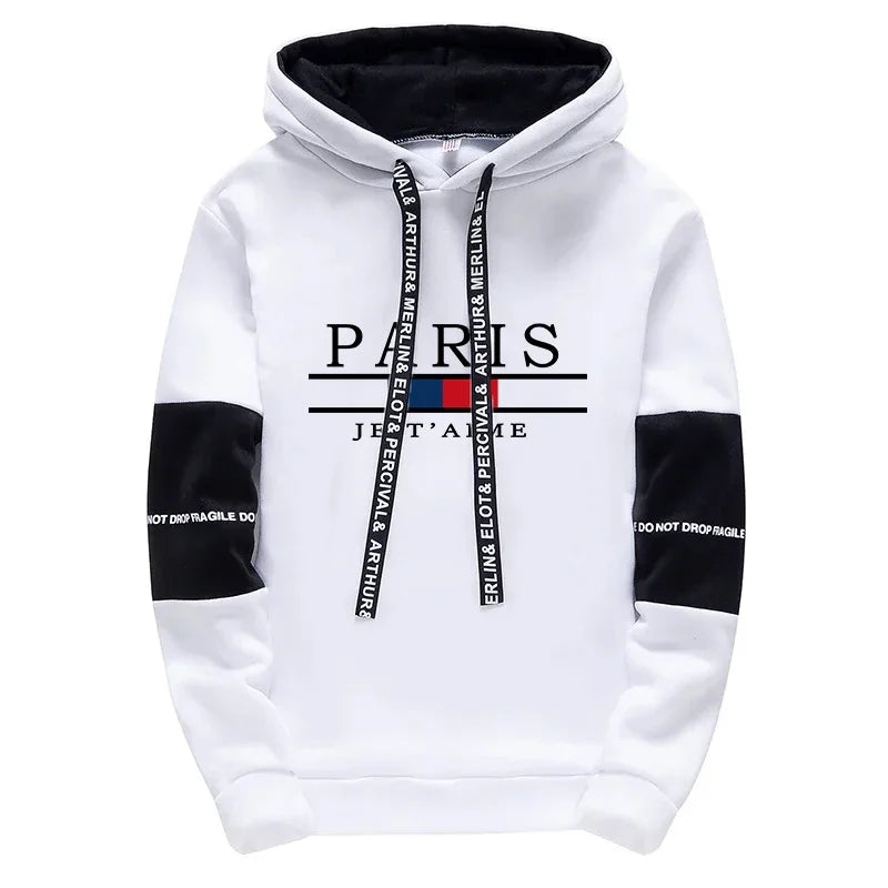 Hot Sale Men's Tracksuit Hooded Long Sleeves Casual Single Piece Sports Sweatshirts And Daily Sweatpants Comfort Outdoor Jogging