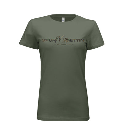 Women’s Forest Splash Burst Camo Buck T-Shirt