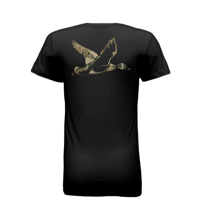 Women’s Upland Splash Burst Camo Duck T-Shirt